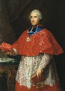 Pompeo Batoni Portrait of Cardinal Jean Francois Joseph de Rochechouart oil on canvas